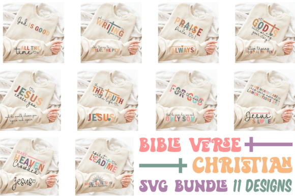 Bible Verse Christian SVG Bundle Graphic Crafts By Crafts_Store