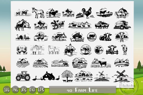 Farm Life, Animal Farm, Farm Sign Graphic Crafts By CarryBeautySVG