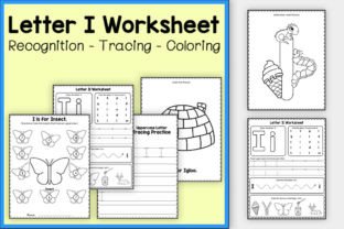 Letter I Worksheets for Preschool & K Graphic PreK By TheStudyKits 1