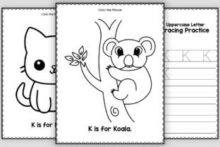 Letter K Worksheets for Preschool & K Graphic PreK By TheStudyKits 2