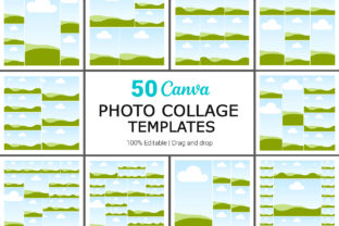 50 Canva Photo Collage Frame Template Graphic Product Mockups By Waliullah Solutions 1