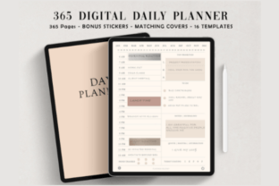 Digital Minimalist Daily Planner Graphic Graphic Templates By ThePlannersDelight 1