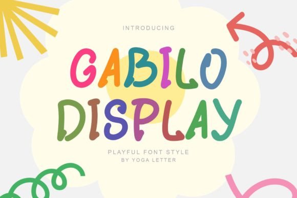 Gabilo Display Display Font By yogaletter6