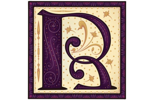 Initial Letters R.Alphabet. Illustration Illustrations Imprimables Par tan_tan