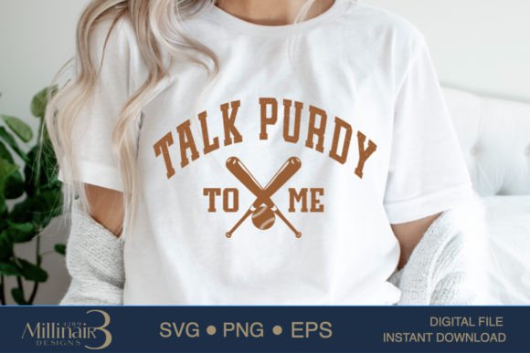 Talk Purdy to Me SVG PNG Sublimation Graphic Print Templates By Millionair3 Designs