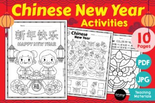 Chinese New Year Activities Graphic Teaching Materials By Emery Digital Studio 1