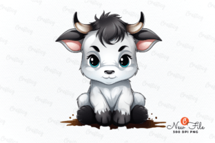 Funny Angry Cow Sublimation Clipart PNG Graphic Illustrations By Crafticy 1
