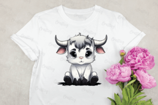 Funny Angry Cow Sublimation Clipart PNG Graphic Illustrations By Crafticy 3