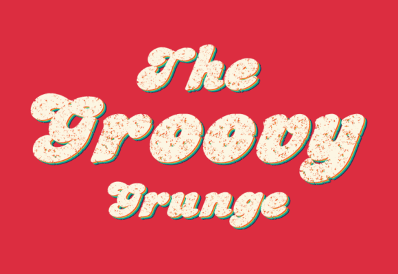 Groovy Grunge Display Font By GraphicsNinja