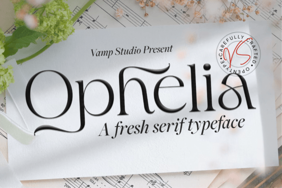 Ophelia Fuentes Serif Fuente Por Vampstudio
