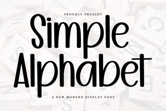 Simple Alphabet Skript-Schriftarten Schriftart Von Inermedia STUDIO