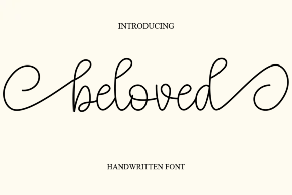 Beloved Script & Handwritten Font By salma studio