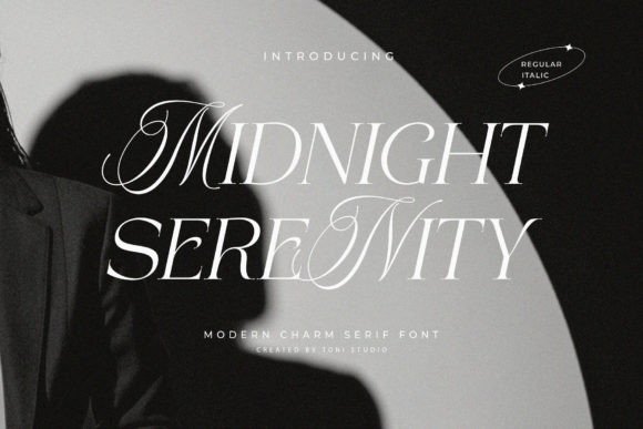 Midnight Serenity Serif Font By ToniStudio