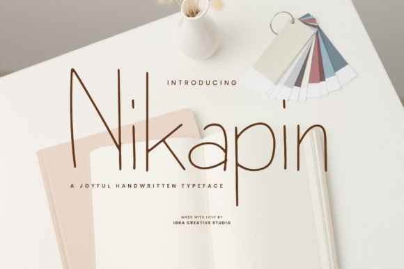 Nikapin Script & Handwritten Font By ibracreative