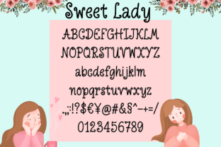 Sweet Lady Script & Handwritten Font By Bassoonartwork 9