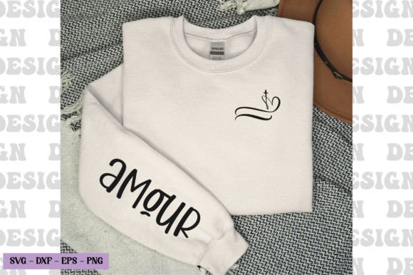 Amour Svg Valentine Heart LoveDay Graphic T-shirt Designs By Craft Svg