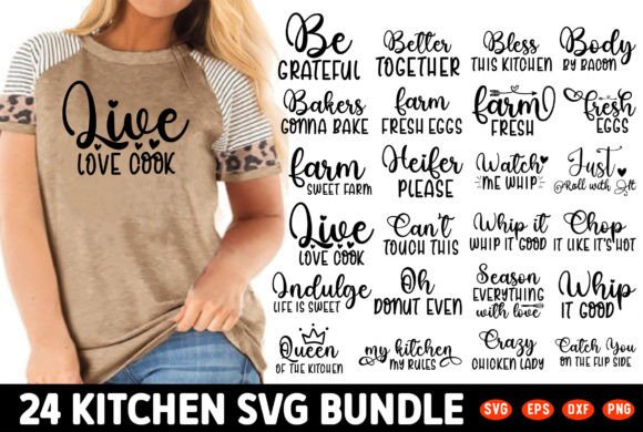 Kitchen Svg Bundle Grafik T-shirt Designs Von Biplab studio