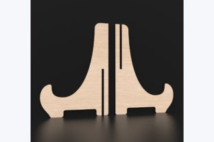 Laser Cut Easel Stand Backs Svg Files Graphic 3D SVG By ThemeXDigital 7