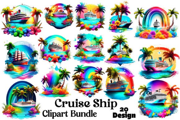 Cruise Ship Graphic Graphic Templates By Bundle