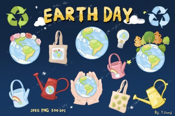 Earth Day Graphic Illustrations By T.Jinmy