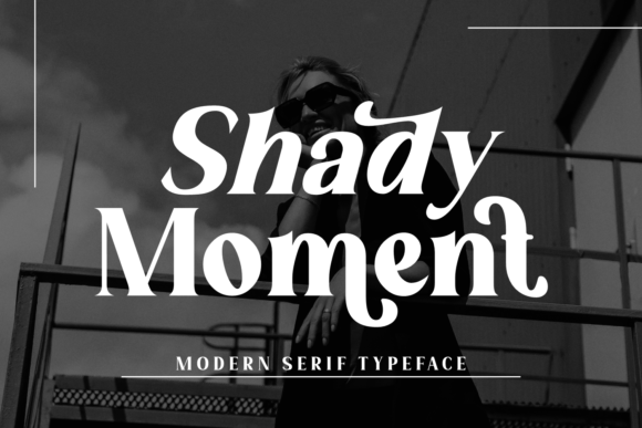 Shady Moment Serif Font By Damai (7NTypes)