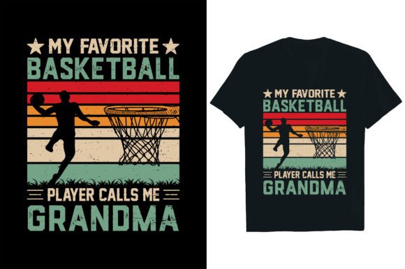 MY FAVORITE BASKETBALL PLAYER CALLS ME G Graphic T-shirt Designs By Rextore