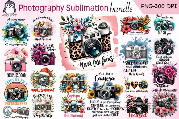 Photography Sublimation Bundle Graphic Crafts By Penguprints