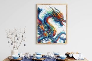 Watercolour Fantasy Dragon Clipart Graphic Illustrations By Dreamshop 4