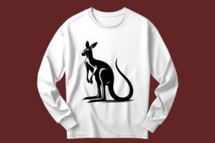 Kangaroo Silhouette Svg Graphic Crafts By Seventh Knight Artwork 2