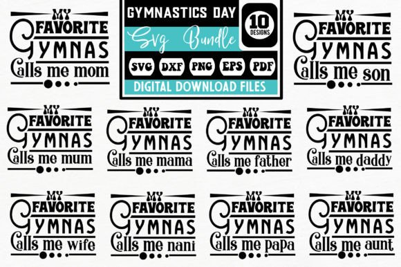 National Gymnastics Day Bundle Gráfico Manualidades Por belysvgbundlefiles