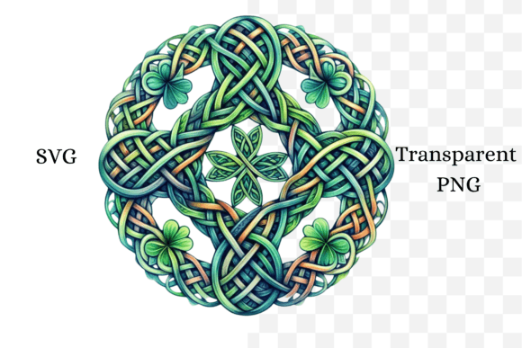 Saint Patrick Day Irish Knot Sublimation Graphic Scene Generators By Lara' s Designs