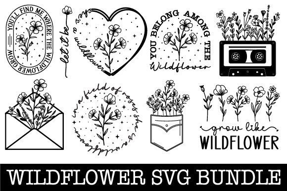 Wildflower SVG Bundle Graphic 3D SVG By ABStore