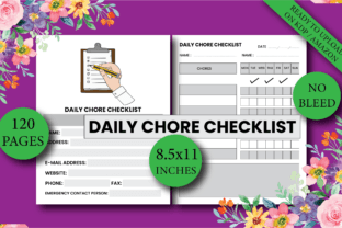 Free DAILY CHORE CHECKLIST - KDP INTERIO Graphic KDP Interiors By kdppodsolutions