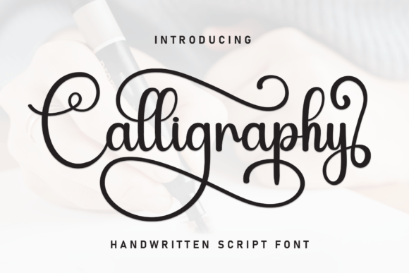 Calligraphy Script & Handwritten Font By william jhordy