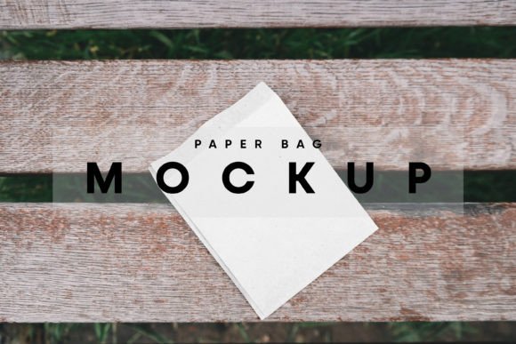 Paper Food Bag Mockup Graphic Product Mockups By MockupForest