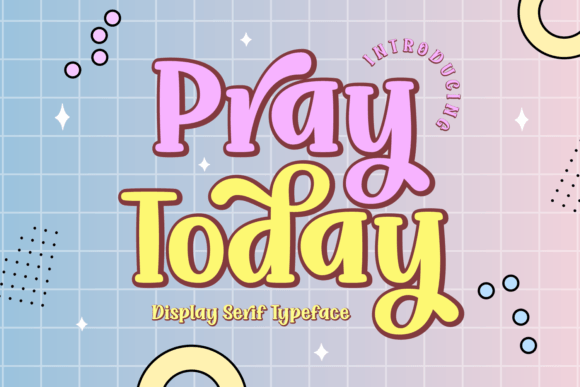 Pray Today Display Font By Damai (7NTypes)