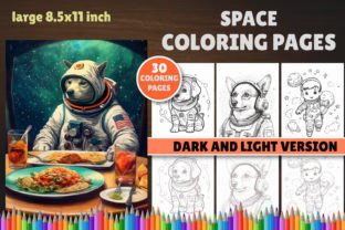 Space Coloring Book Graphic Coloring Pages & Books Adults By Coloring Art 1