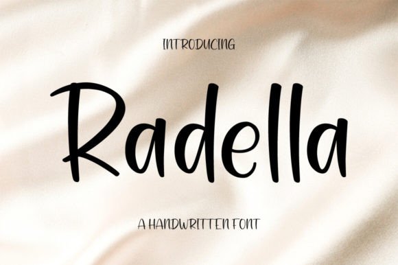 Radella Script & Handwritten Font By Nirmala Creative