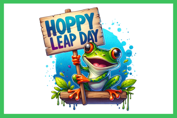 Hoppy Leap Day Graphic T-shirt Designs By Digital Inkwells