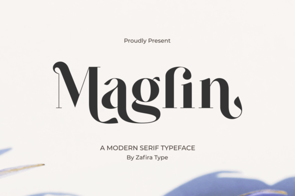 Maglin Serif Font By zafira.type