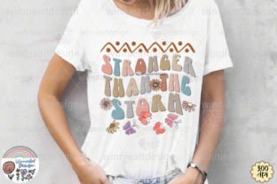 Stronger Than the Storm Retro Boho PNG Afbeelding T-shirt Designs Door WinnieArtDesign 4