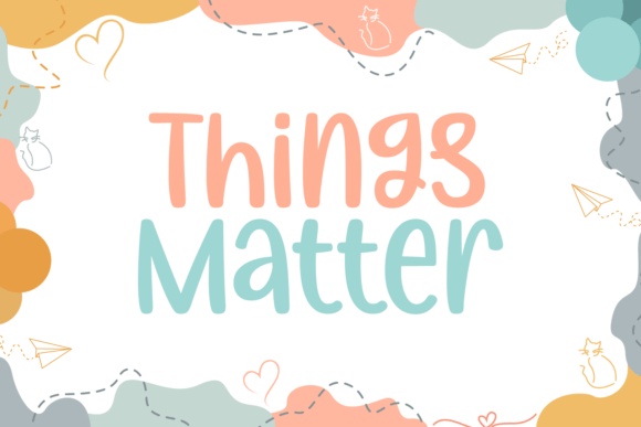 Things Matter Fuentes Caligráficas Fuente Por Damai (7NTypes)