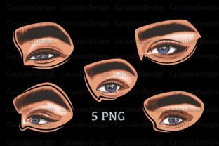 Eye PNG Clipart, Women Eye Grafica Illustrazioni Stampabili Di CaraulanDesign 3