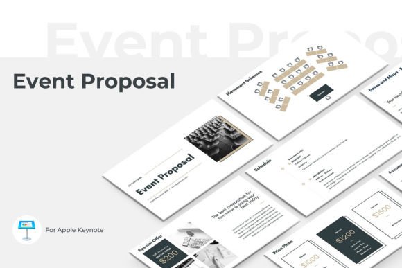 Event Proposal Keynote Template Graphic Presentation Templates By JetzTemplates