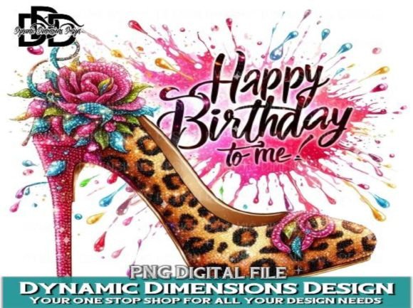 Happy Birthday to Me Gráfico Artesanato Por Dynamic Dimensions