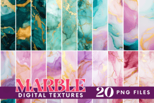 Marble Background Pink Gold Mermaid Graphic Illustrations By hygge.artstudio 1