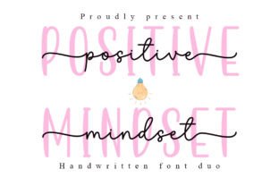 Positive Mindset Script & Handwritten Font By soderi graphicslide 1