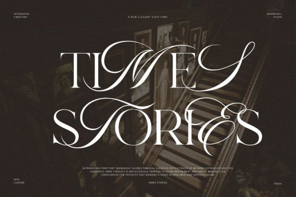 Times Stories Serif Font By Graphicxell