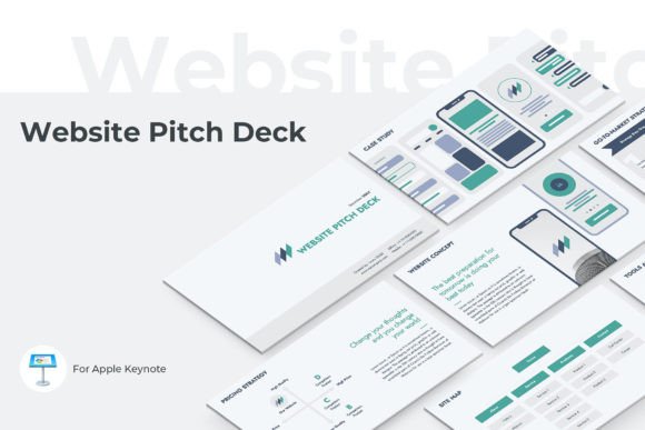 Website Pitch Deck Keynote Template Graphic Presentation Templates By JetzTemplates