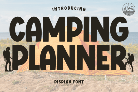 Camping Planner Display Font By Minimalist Eyes